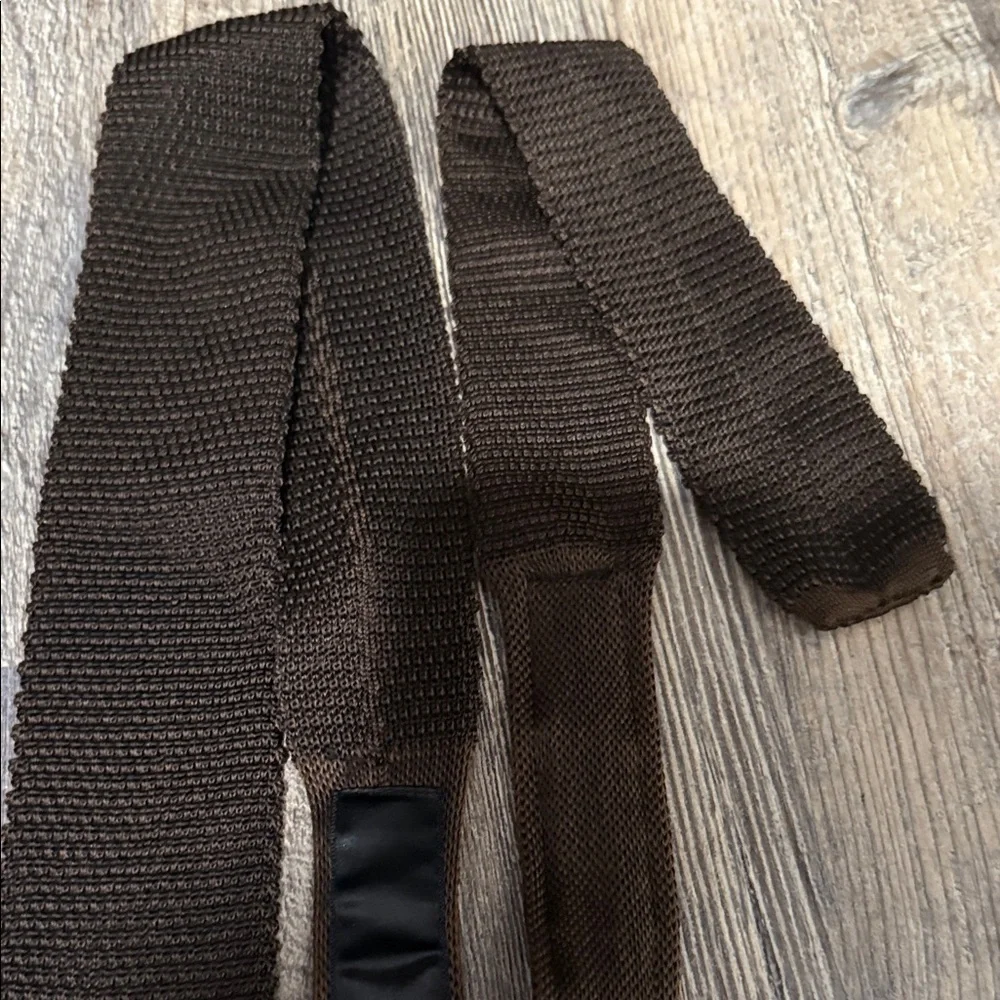 AVVA Brown Men's elegant tie